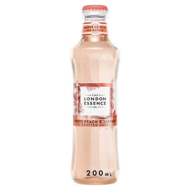 London Essence White Peach Jasmine Soda multipack 24x200ml, UK version