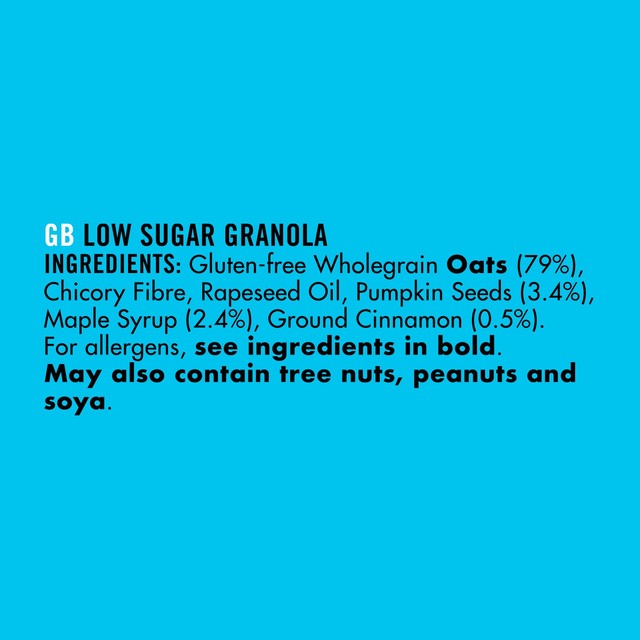Spoon Cereals low sugar granola 400g (British brand)