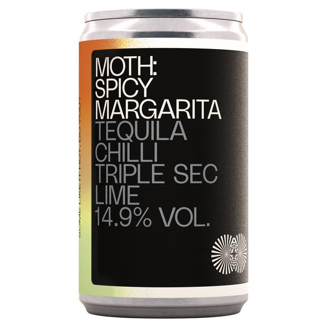 Moth Spicy Margarita cocktail 125ml, imported from the UK
