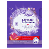 Sainsburys Lavender Jasmine Bio Laundry Capsules 25 Washes
