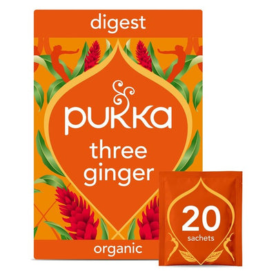 M&S Pukka Organic Three Ginger Herbal Tea Bags x20- Buy online at McGrocer
