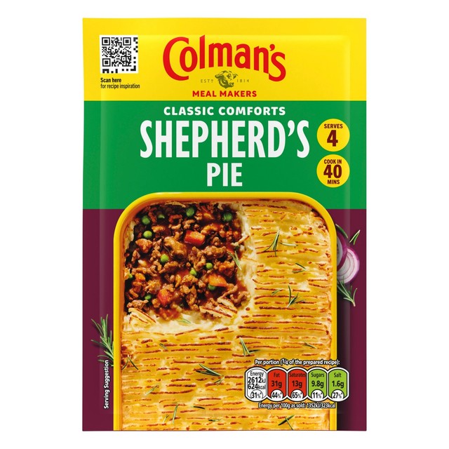 Colman's shepherd's pie recipe mix 50g - British product