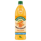 Robinsons orange squash no added sugar 1L, imported from the UK