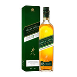 M&S Johnnie Walker Green Label 15 Year Old Blended Scotch Whisky 70cl- Buy online at McGrocer