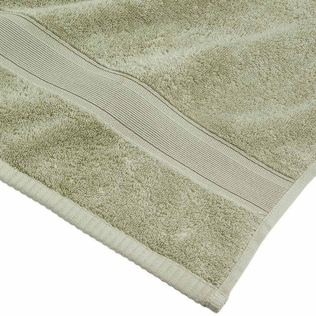 M&S pure cotton bath sheet Sage Green, imported from the UK