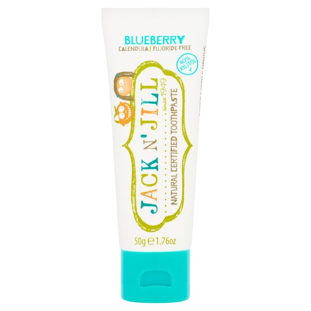 Jack N Jill natural toothpaste blueberry 50g, UK version
