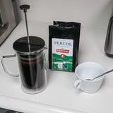 Percol Rich Americano Organic Ground Coffee 200g, imported from the UK