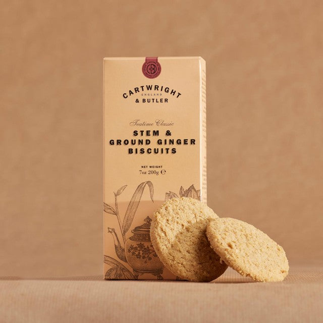 Cartwright & Butler stem ginger biscuits 200g (British brand)