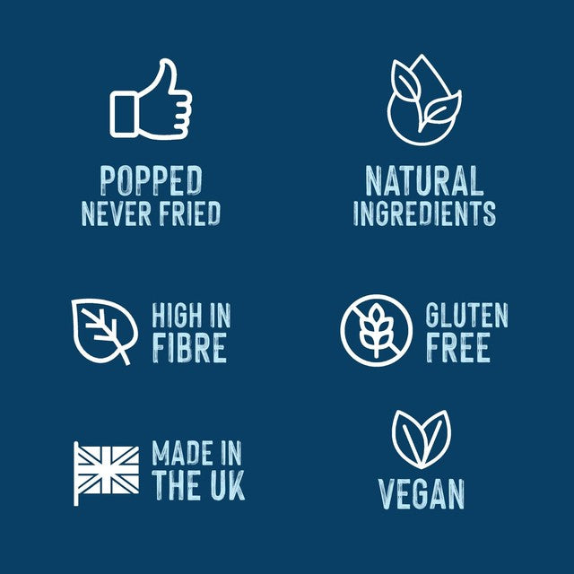 Good & Honest Popped Chips Sea Salt 85g, UK version