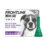 Frontline flea treatment for large dogs 20-40kg - British product