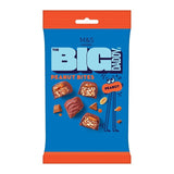 M&S M&S Chocolate Coated Peanut Butter & Caramel Chunkies Mini Chocolate Bars 130g- Buy online at McGrocer
