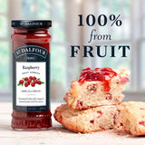 St Dalfour raspberry fruit spread 284g (British brand)