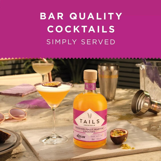 Tails passion fruit martini premixed cocktail 500ml (British brand)