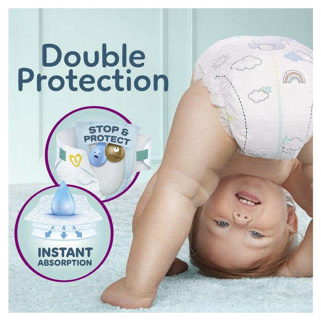 Pampers Premium Protection nappies Essential Pack Size 5 (11-16kg), imported from the UK