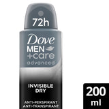 Dove Men+Care Advanced Invisible Dry Anti-Perspirant Deodorant Spray 200ml
