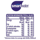 Glaceau Smartwater bottled spring water, imported from the UK