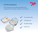 Tala 15cm foil container with lids (British brand)