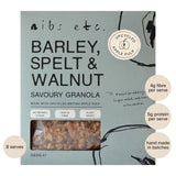 Granola salé à l'orge, à l'épeautre et aux noix 360 g (avec éclats de grain, etc.)