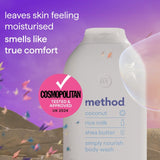 Method Simply Nourish body wash 532ml, imported from the UK