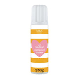 M&S UHT salted caramel cream aerosol can - British product