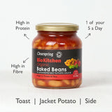 Clearspring Organic Baked Beans unsweetened 350g - British product