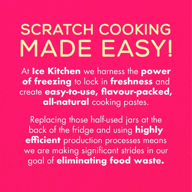 Ice Kitchen Thai Panang curry paste frozen (British brand)