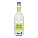 M&S Mexican Lime Sparkling Soda 500ml - British product