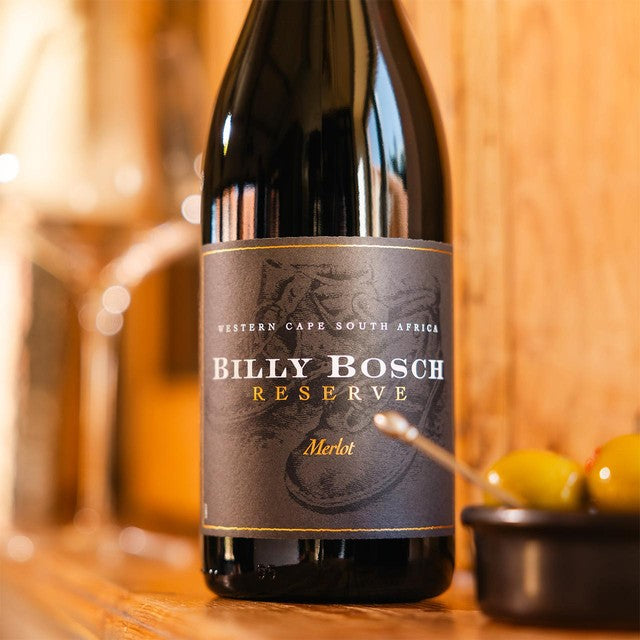 Virgin Wines Billy Bosch Reserve Merlot red wine 75cl - British product