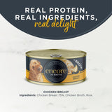 Encore wet dog food with chicken fillet 156g - British product