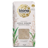 Biona long grain brown rice 1kg - British product