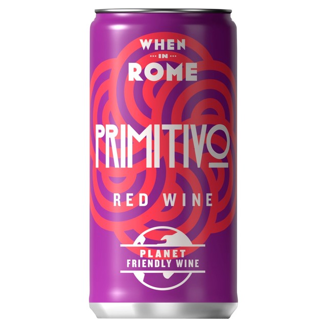 When In Rome Primitivo IGT red wine 187ml (British brand)