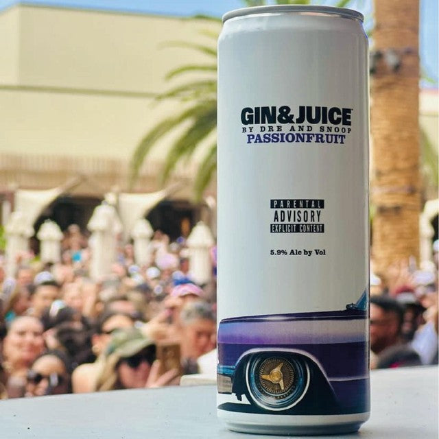 Gin & Juice passionfruit canned cocktail 250ml, UK version