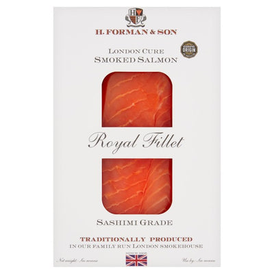 H. Forman & Son Royal Smoked Salmon Fillet Cold Smoked Scottish Salmon 200g