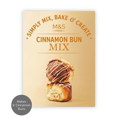 M&S M&S Simply Bake Cinnamon Bun Kit Baking Mix 490g- Buy online at McGrocer