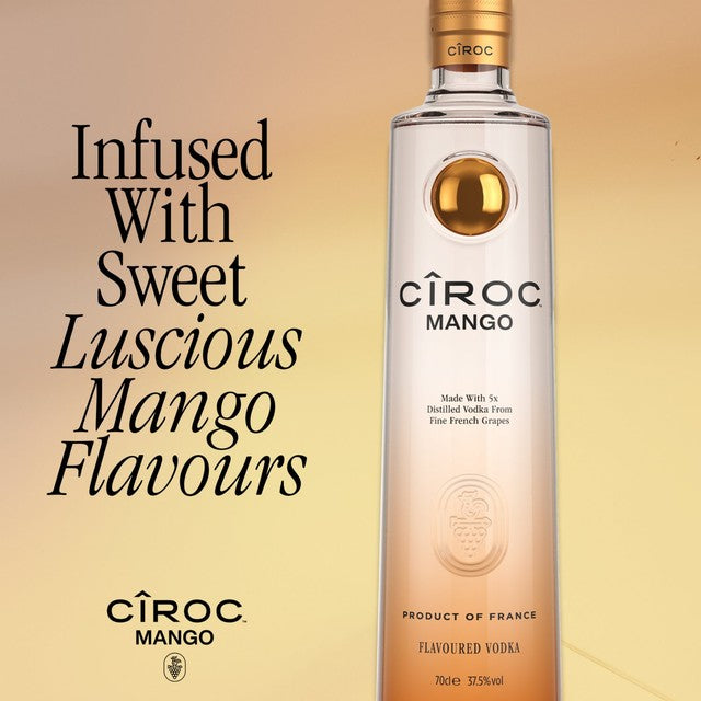 Ciroc Mango Flavoured Vodka 70cl - British product