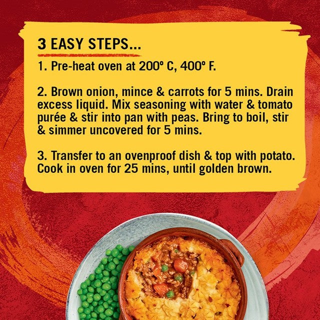 Schwartz Shepherd's Pie Recipe Mix 38g (British brand)