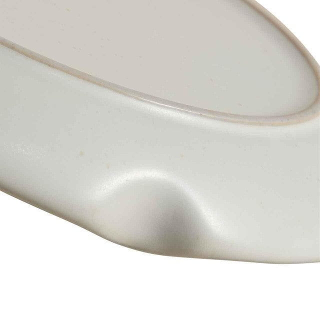 M&S scallop side plate cream stoneware (British brand)