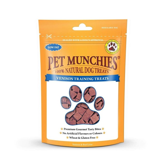 Pet Munchies Venison Training Dog Treats 50g, imported from the UK
