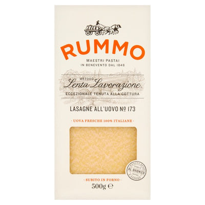 Rummo Lasagne All'Uovo Egg Pasta Sheets 500g