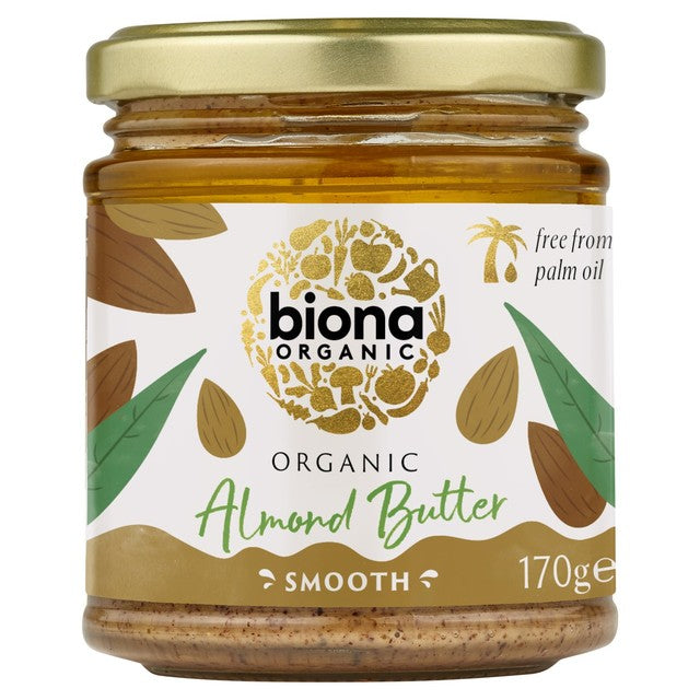 Biona almond butter smooth 170g - British product