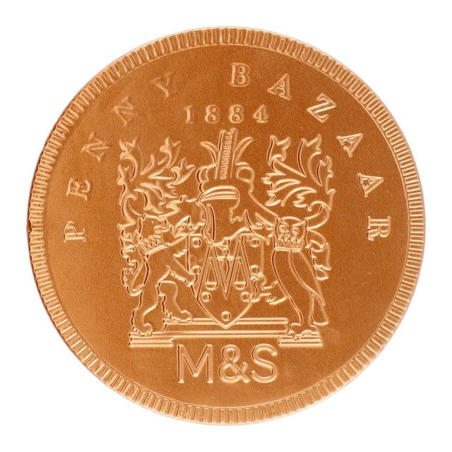 M&S Giant Milk Chocolate Sovereign Coin 90g, imported from the UK