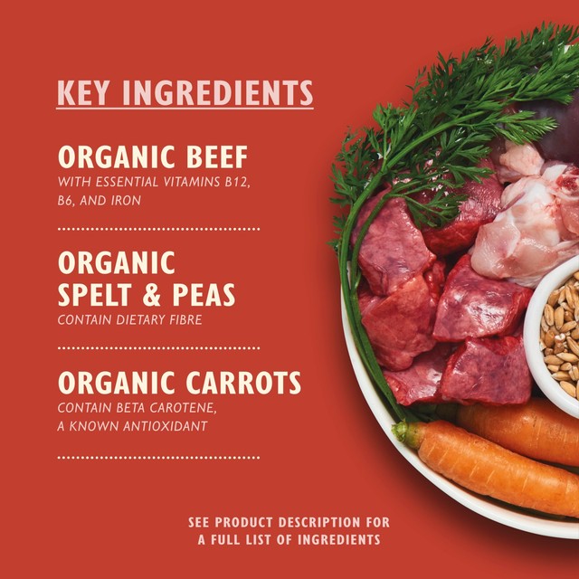 Lily's Kitchen beef and spelt wet dog food 150g, UK version