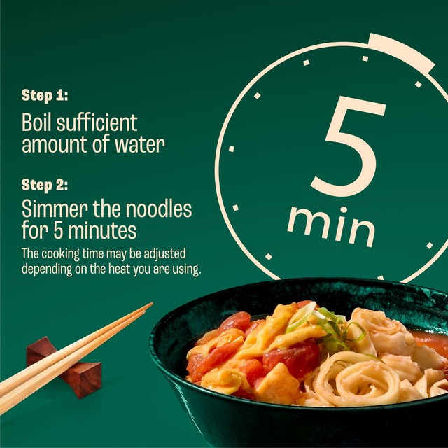 Lee Kum Kee knife-cut noodles 4 portion, imported from the UK