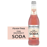 M&S Fever-Tree Pink Grapefruit Soda Flavoured Carbonated Soft Drink 500ml- Buy online at McGrocer