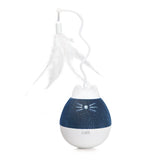 M&S Catit Pixi Spinner White & Blue Electronic Cat Toy- Buy online at McGrocer