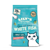 Lily's Kitchen white fish with salmon dry cat food, UK version