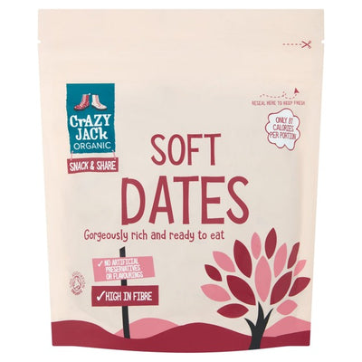 M&S Crazy Jack Organic Soft Dates 200g- Buy online at McGrocer