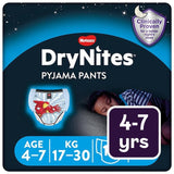 DryNites Boys Pyjama Pants 4-7 Yrs (17-30kg) Nighttime Absorbent Underwear 10 Pack