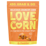 Love Corn cheddar crunchy corn pouch - British product