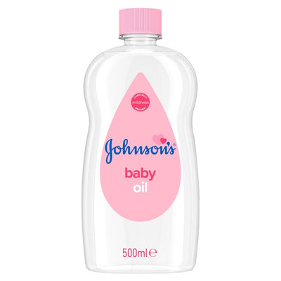 M&S Johnson's Baby Oil for Delicate Skin Moisturising Oil 500ml- Buy online at McGrocer